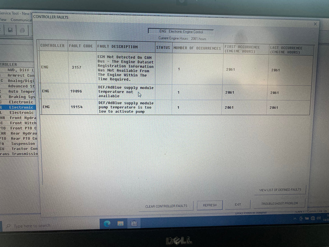 New Holland EDC17CV41 Postal ECU Service